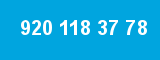 920 118 37 78 920 118 37 78